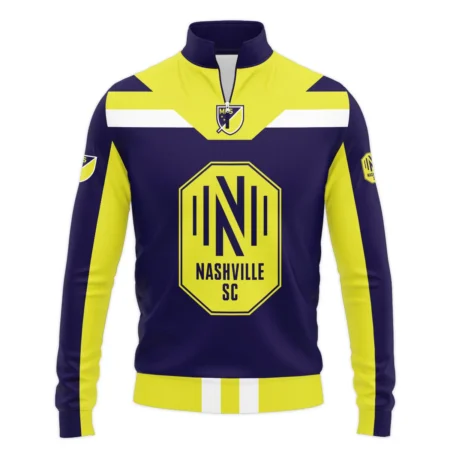 Special Release Nashville SC MLS Quarter Zip Jacket  All Over Prints HOMLS021024A01NSHSWZ