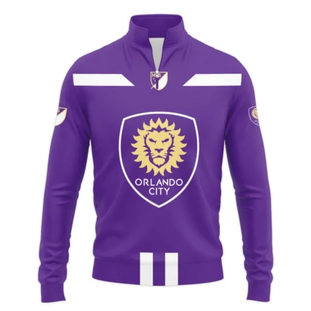 Special Release Orlando City MLS Quarter Zip Jacket  All Over Prints HOMLS021024A01ORLSWZ