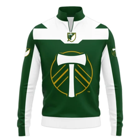 Special Release Portland Timbers MLS Quarter Zip Jacket  All Over Prints HOMLS021024A01PORSWZ