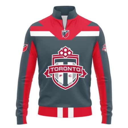 Special Release Toronto FC MLS Quarter Zip Jacket  All Over Prints HOMLS021024A01TORSWZ