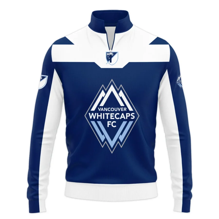 Special Release Vancouver Whitecaps MLS Quarter Zip Jacket  All Over Prints HOMLS021024A01VANSWZ