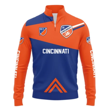 Special Release Cincinnati MLS Quarter Zip Jacket  All Over Prints HOMLS031024A01CINSWZ