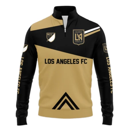 Special Release Los Angeles FC MLS Quarter Zip Jacket  All Over Prints HOMLS031024A01LAFSWZ