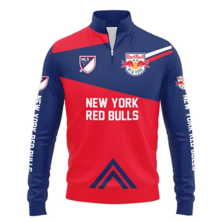 Special Release New York Red Bulls MLS Quarter Zip Jacket  All Over Prints HOMLS031024A01NYSWZ