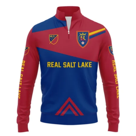 Special Release Real Salt Lake MLS Quarter Zip Jacket  All Over Prints HOMLS031024A01RSLSWZ