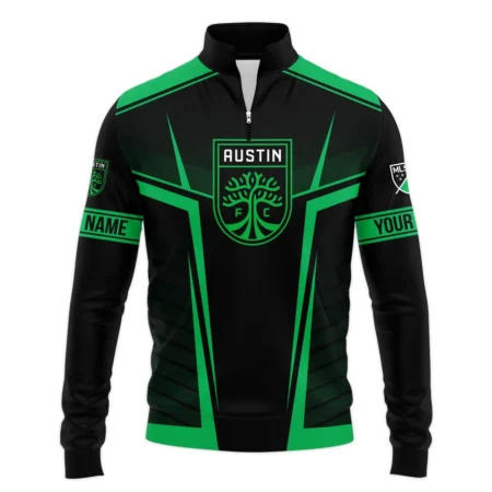 Special Release Austin FC MLS Quarter Zip Jacket  All Over Prints QTMLS021024A1ATXSWZ