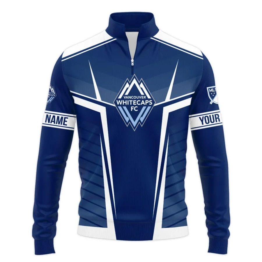 Special Release Vancouver Whitecaps MLS Quarter Zip Jacket  All Over Prints QTMLS021024A1VANSWZ