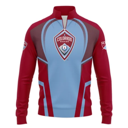 Special Release Personalized Colorado Rapids MLS Quarter Zip Jacket  All Over Prints QTMLS021024A2COLSWZ