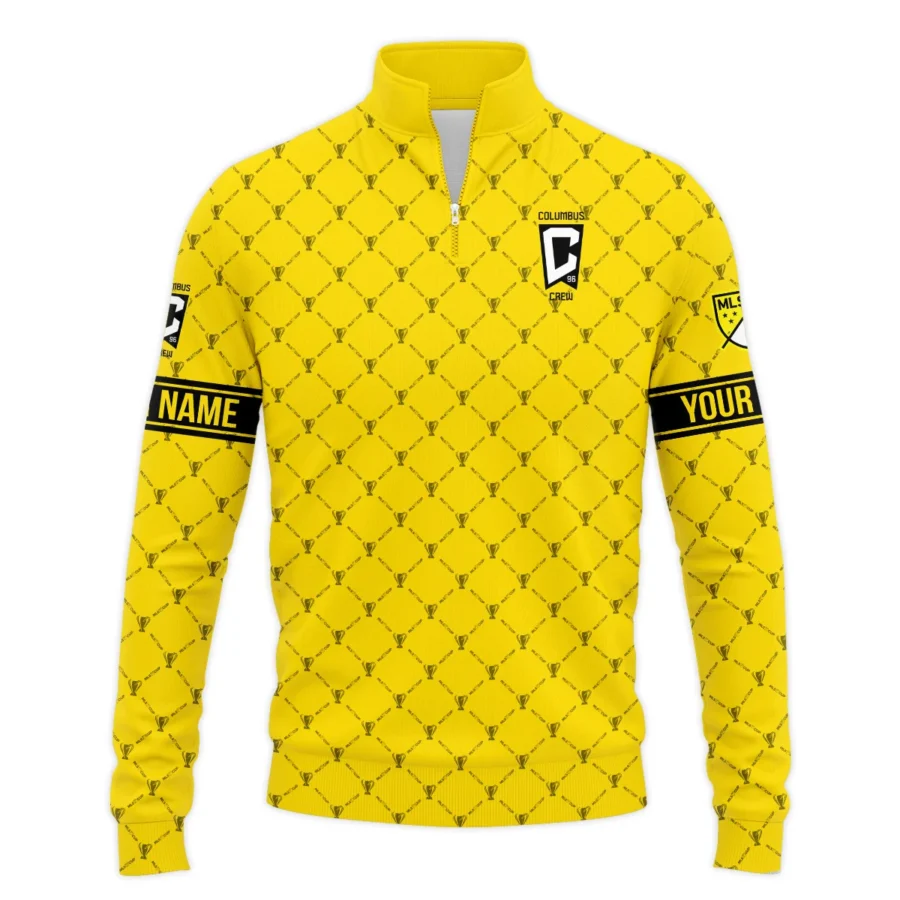 Special Release Personalized Columbus Crew MLS Quarter Zip Jacket  All Over Prints QTMLS021024A3CLBSWZ