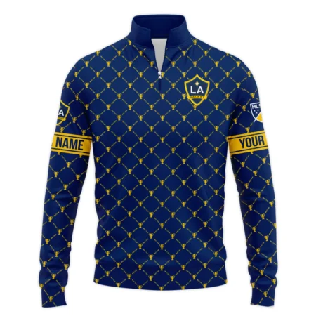 Special Release Personalized LA Galaxy MLS Quarter Zip Jacket  All Over Prints QTMLS021024A3LASWZ