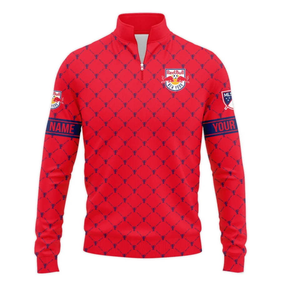 Special Release Personalized New York Red Bulls MLS Quarter Zip Jacket  All Over Prints QTMLS021024A3NYSWZ