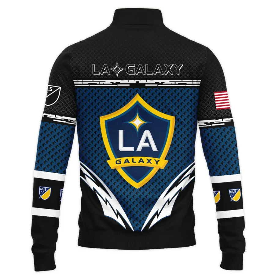 MLS LA Galaxy Exclusive All Over Prints BLMLS31024A1LASWZ - Quarter Zip Jacket