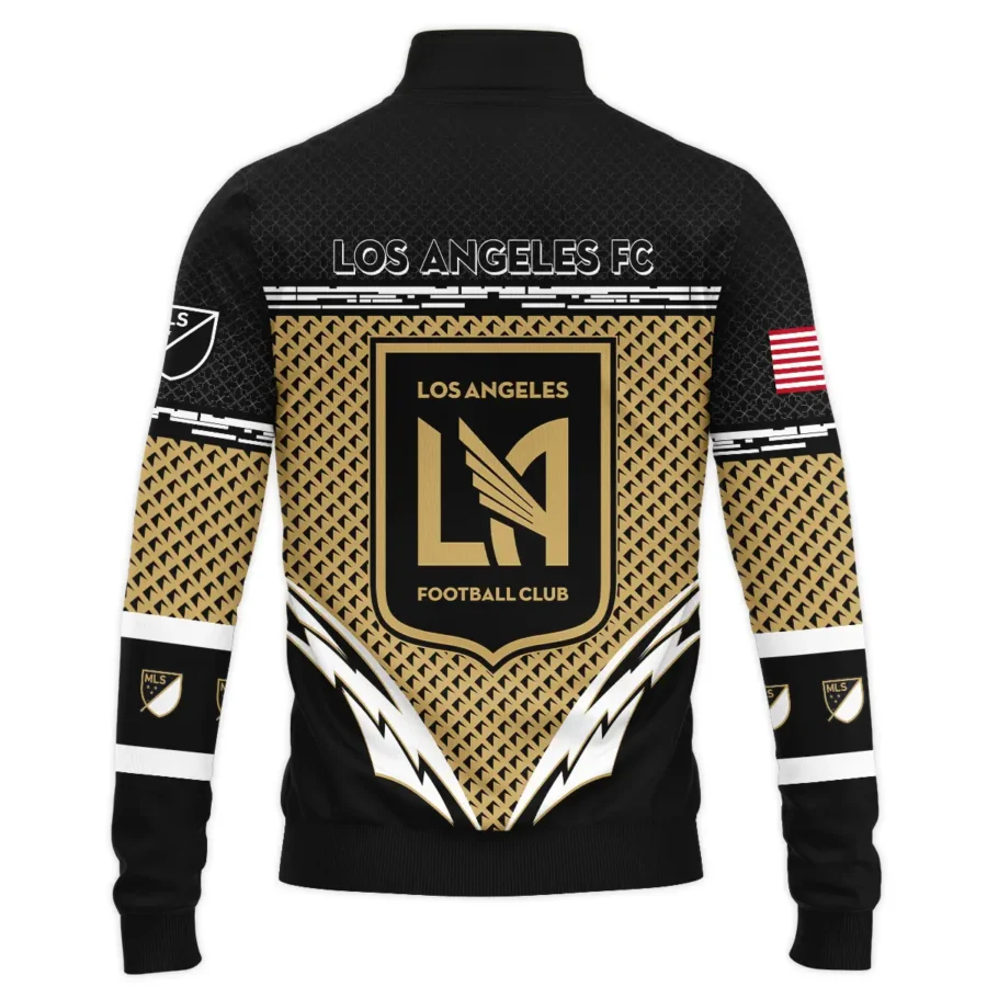 MLS Los Angeles FC Exclusive All Over Prints BLMLS31024A1LAFSWZ - Quarter Zip Jacket