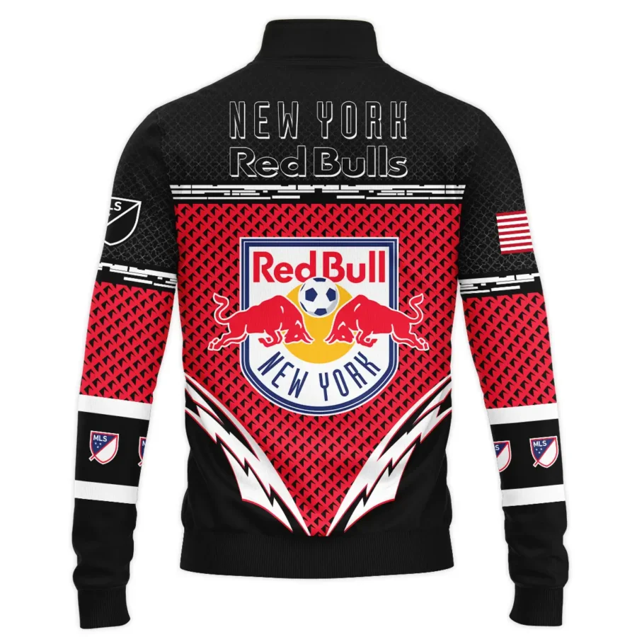 MLS New York Red Bulls Exclusive All Over Prints BLMLS31024A1NYSWZ - Quarter Zip Jacket