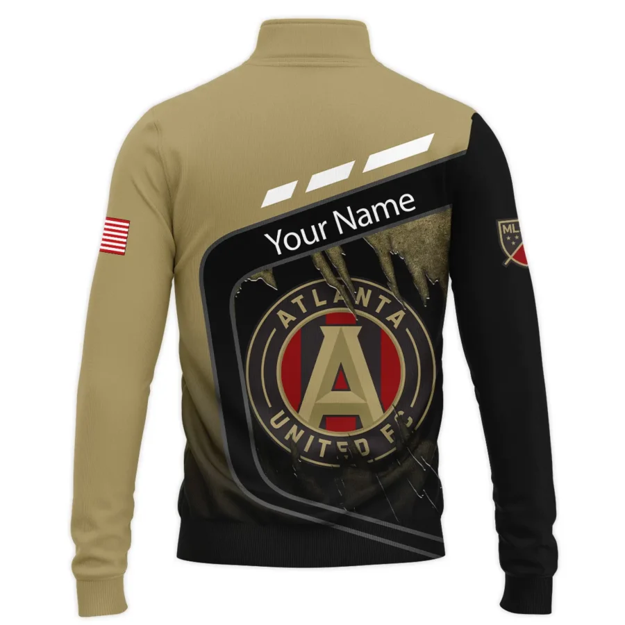 MLS Atlanta United Exclusive All Over Prints BLMLS51024A1ATLSWZ - Quarter Zip Jacket