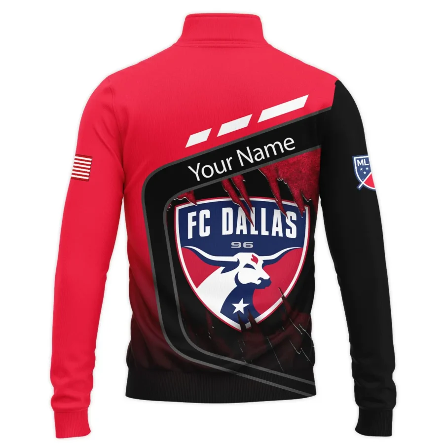 MLS FC Dallas Exclusive All Over Prints BLMLS51024A1DALSWZ - Quarter Zip Jacket