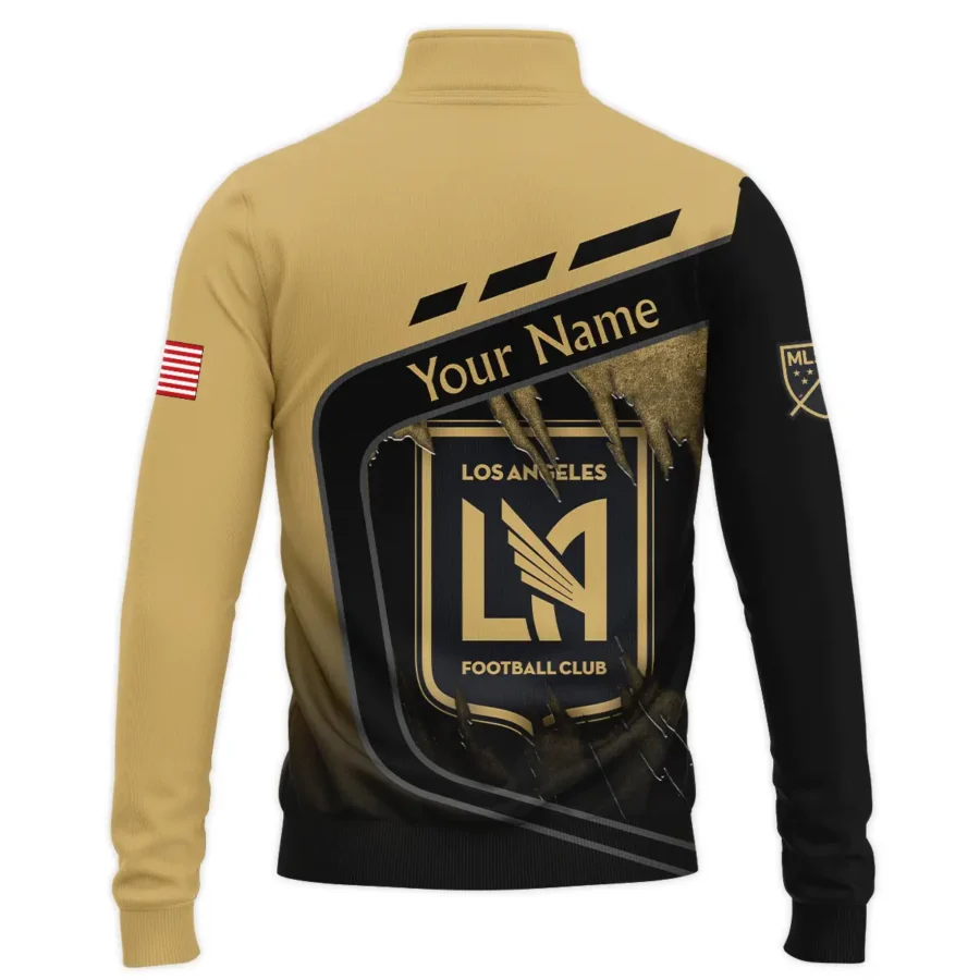 MLS Los Angeles FC Exclusive All Over Prints BLMLS51024A1LAFSWZ - Quarter Zip Jacket