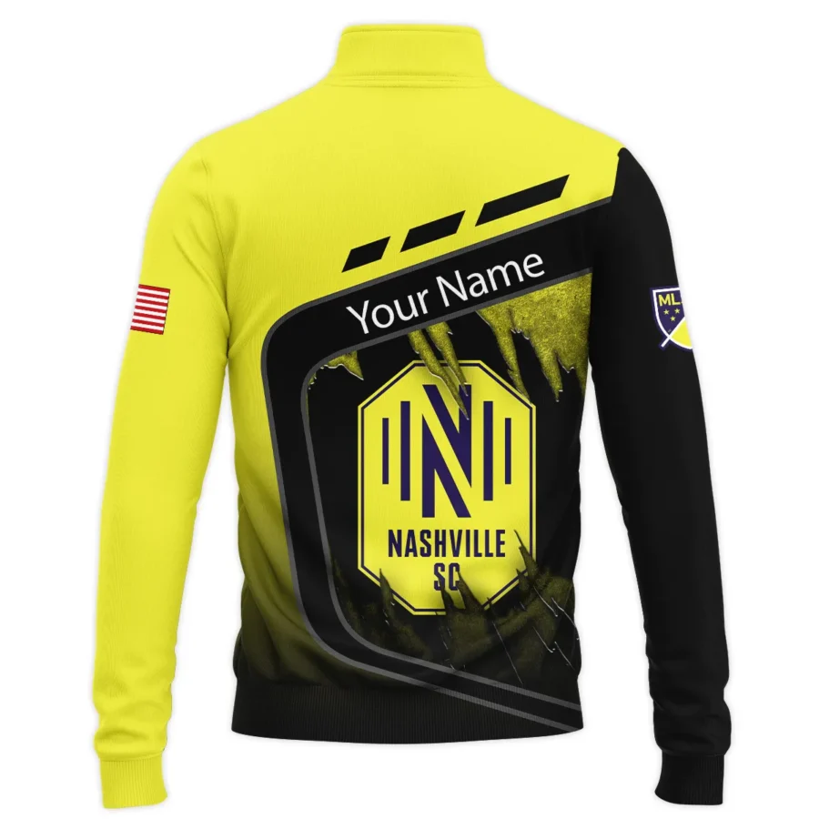 MLS Nashville SC Exclusive All Over Prints BLMLS51024A1NSHSWZ - Quarter Zip Jacket