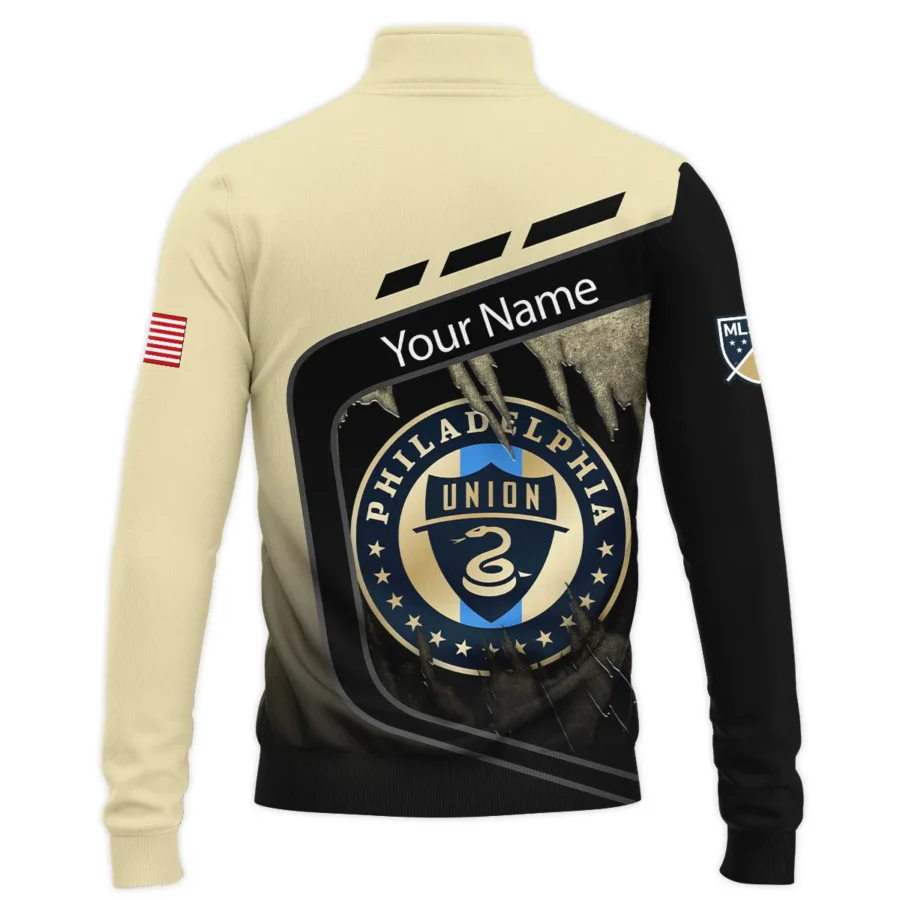 MLS Philadelphia Union Exclusive All Over Prints BLMLS51024A1PHISWZ - Quarter Zip Jacket