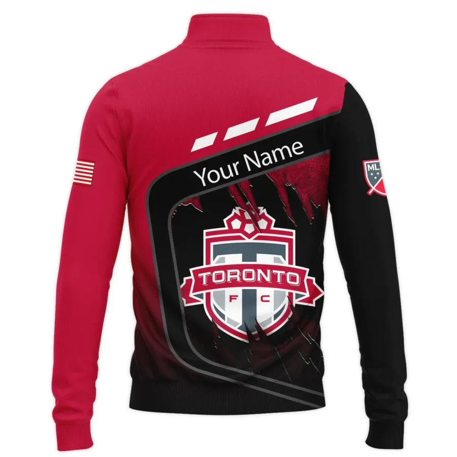 MLS Toronto FC Exclusive All Over Prints BLMLS51024A1TORSWZ - Quarter Zip Jacket