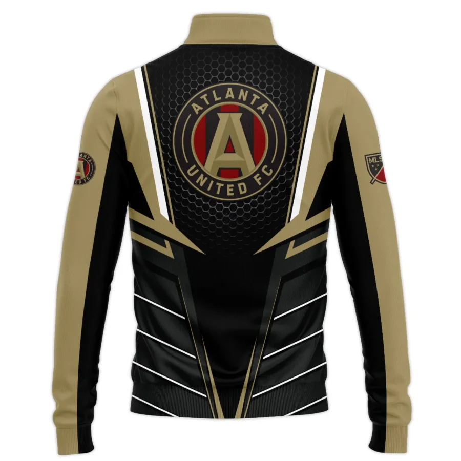 Special Release Atlanta United MLS Quarter Zip Jacket  All Over Prints HOMLS011024A01ATLSWZ