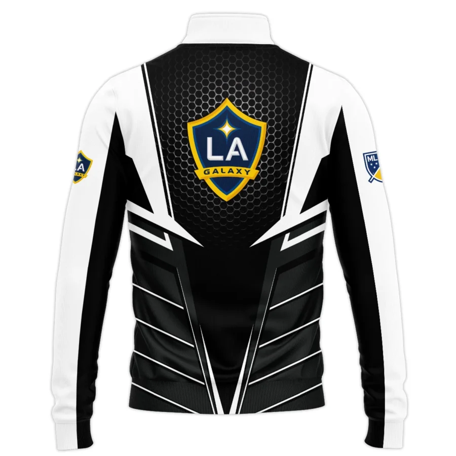 Special Release LA Galaxy MLS Quarter Zip Jacket  All Over Prints HOMLS011024A01LASWZ