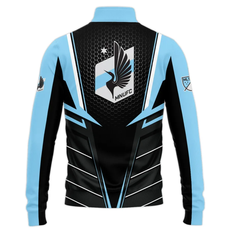 Special Release Minnesota United MLS Quarter Zip Jacket  All Over Prints HOMLS011024A01MINSWZ