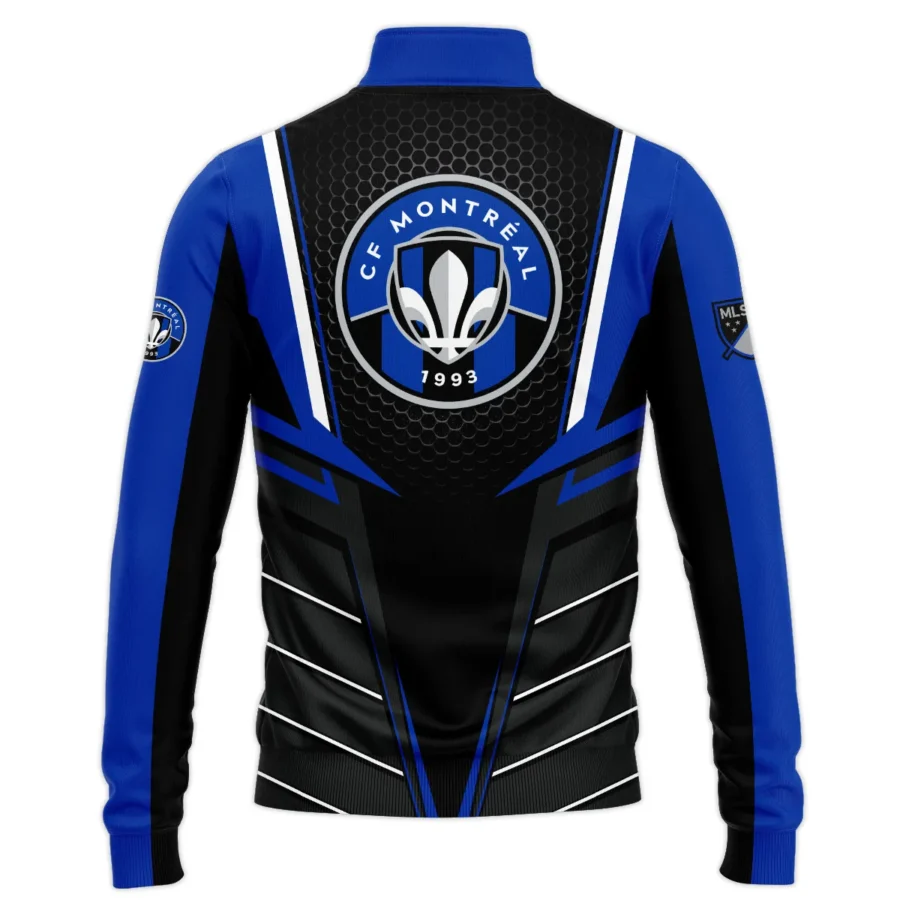 Special Release CF Montreal MLS Quarter Zip Jacket  All Over Prints HOMLS011024A01MTLSWZ