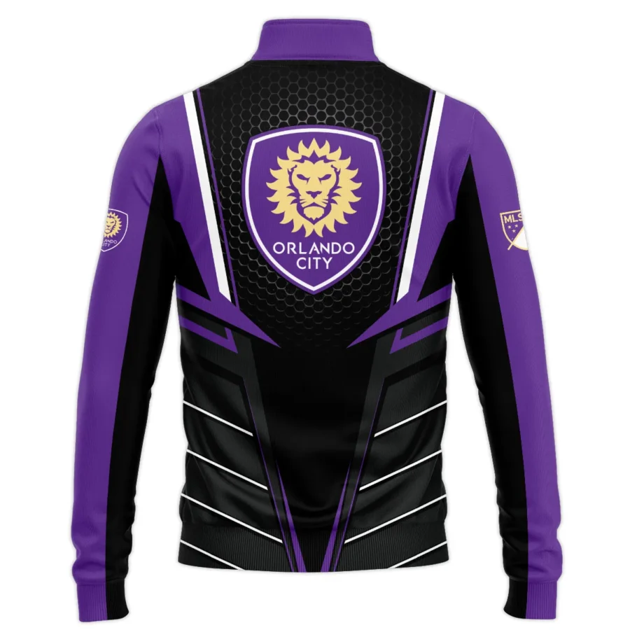 Special Release Orlando City MLS Quarter Zip Jacket  All Over Prints HOMLS011024A01ORLSWZ