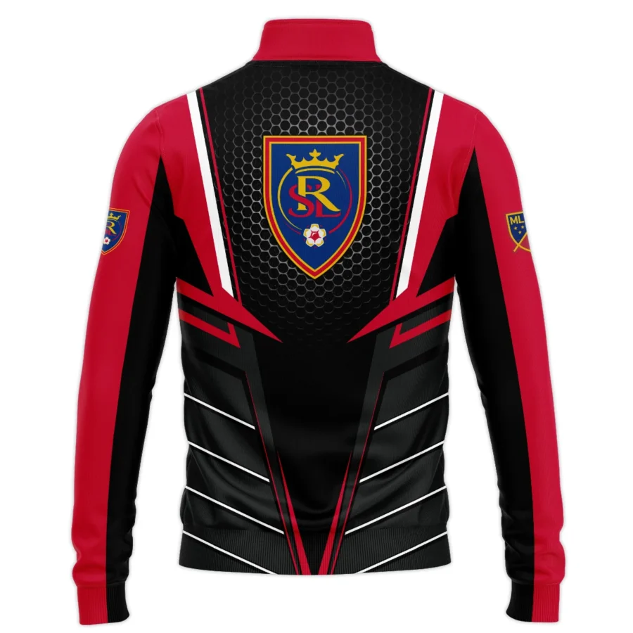 Special Release Real Salt Lake MLS Quarter Zip Jacket  All Over Prints HOMLS011024A01RSLSWZ