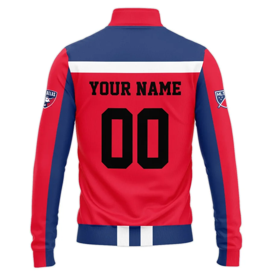 Special Release FC Dallas MLS Quarter Zip Jacket  All Over Prints HOMLS021024A01DALSWZ