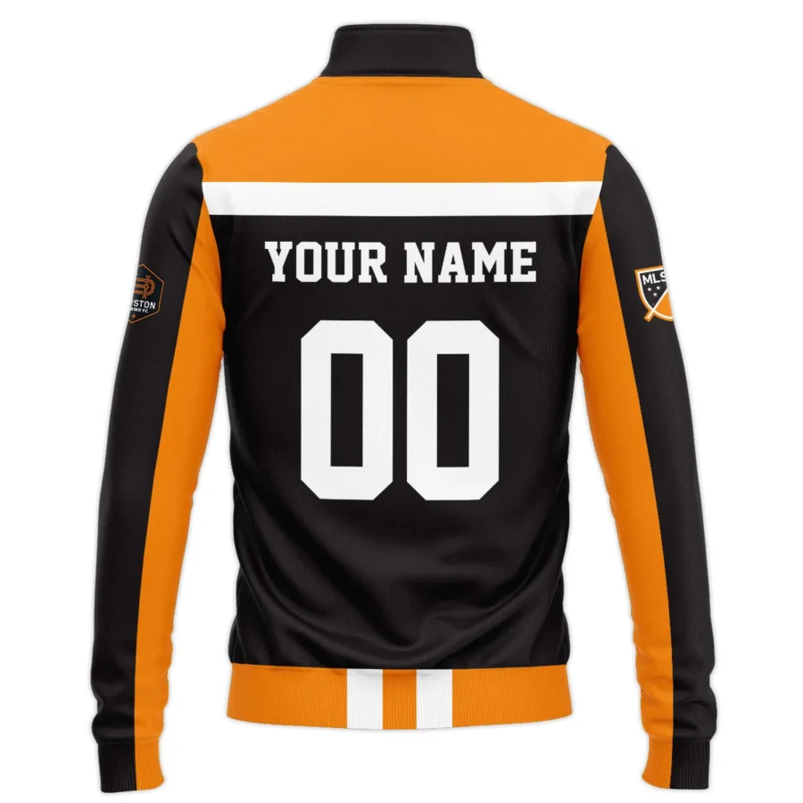 Special Release Houston Dynamo MLS Quarter Zip Jacket  All Over Prints HOMLS021024A01HOUSWZ