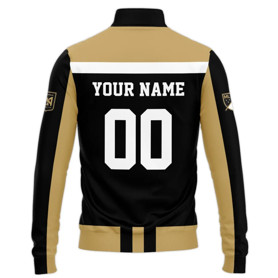 Special Release Los Angeles FC MLS Quarter Zip Jacket  All Over Prints HOMLS021024A01LAFSWZ