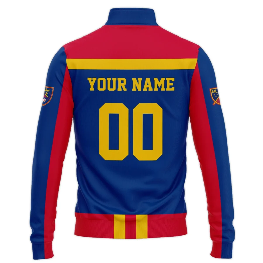 Special Release Real Salt Lake MLS Quarter Zip Jacket  All Over Prints HOMLS021024A01RSLSWZ