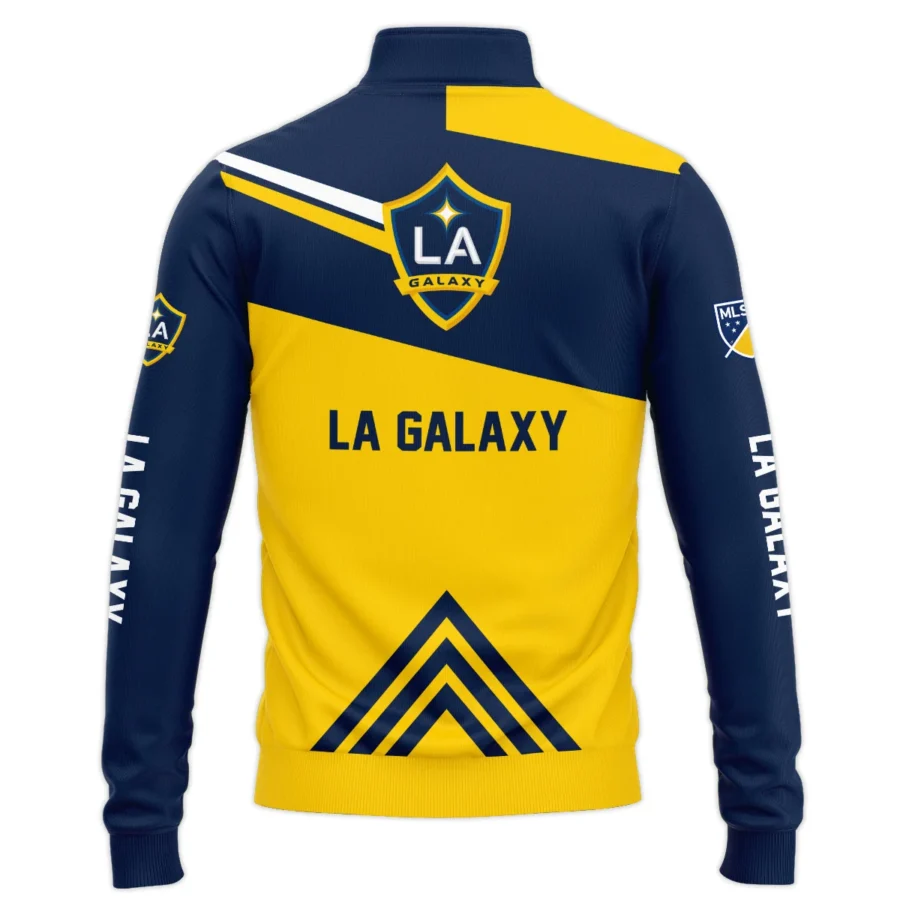 Special Release LA Galaxy MLS Quarter Zip Jacket  All Over Prints HOMLS031024A01LASWZ