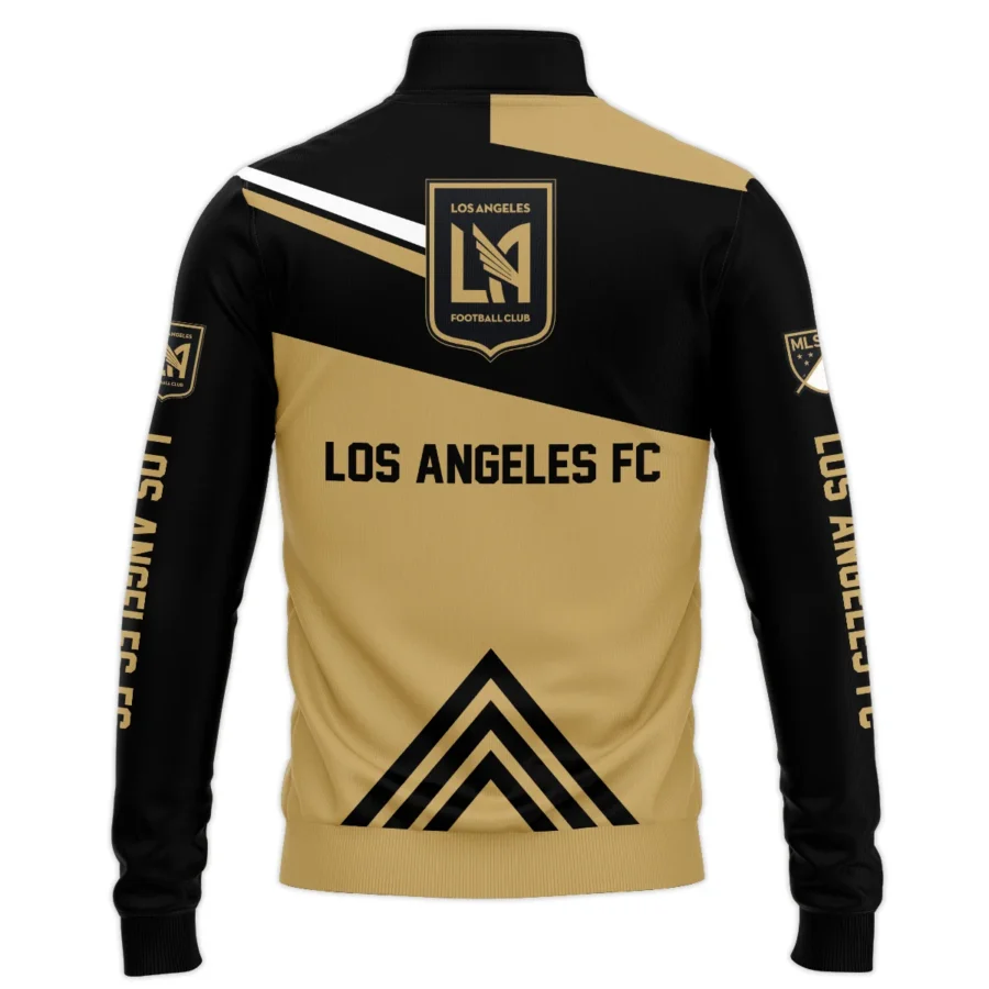 Special Release Los Angeles FC MLS Quarter Zip Jacket  All Over Prints HOMLS031024A01LAFSWZ