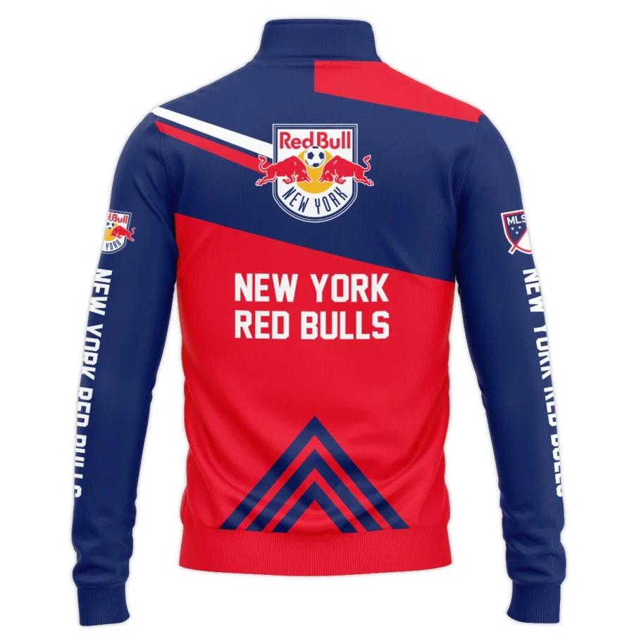 Special Release New York Red Bulls MLS Quarter Zip Jacket  All Over Prints HOMLS031024A01NYSWZ