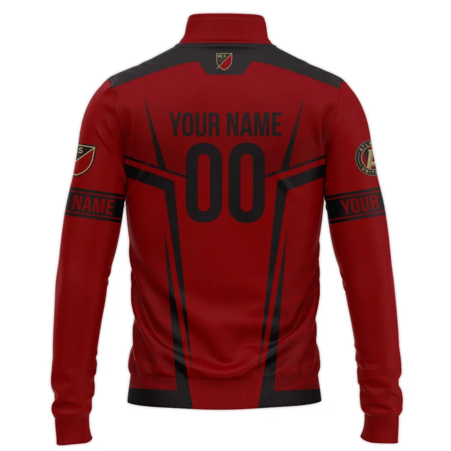 Special Release Atlanta United MLS Quarter Zip Jacket  All Over Prints QTMLS021024A1ATLSWZ