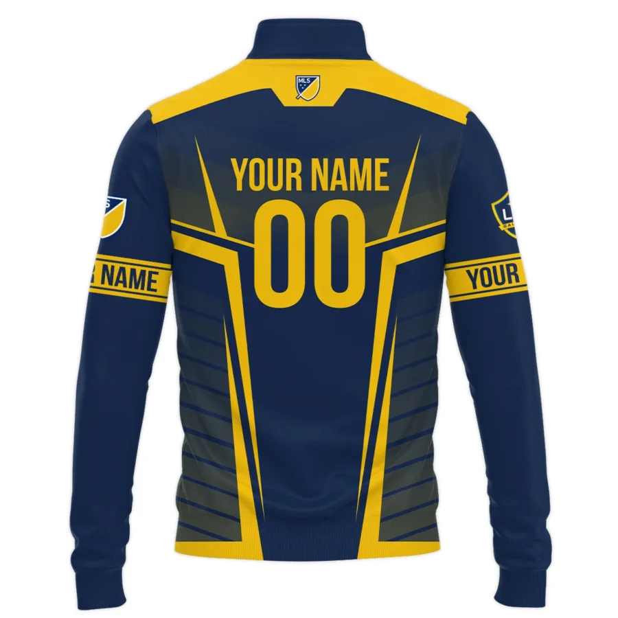 Special Release Personalized LA Galaxy MLS Quarter Zip Jacket  All Over Prints QTMLS021024A1LASWZ