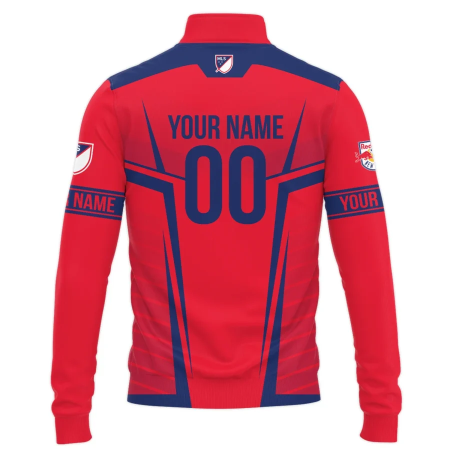 Special Release Personalized New York Red Bulls MLS Quarter Zip Jacket  All Over Prints QTMLS021024A1NYSWZ