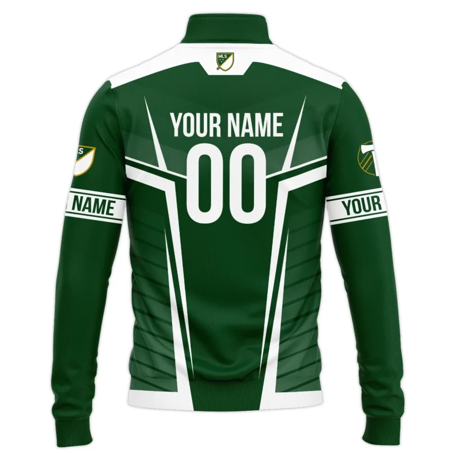 Special Release Portland Timbers MLS Quarter Zip Jacket  All Over Prints QTMLS021024A1PORSWZ