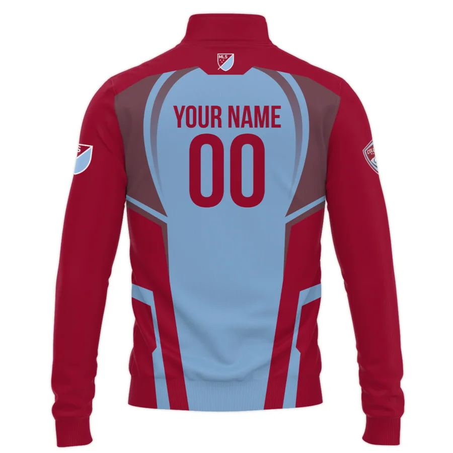 Special Release Personalized Colorado Rapids MLS Quarter Zip Jacket  All Over Prints QTMLS021024A2COLSWZ