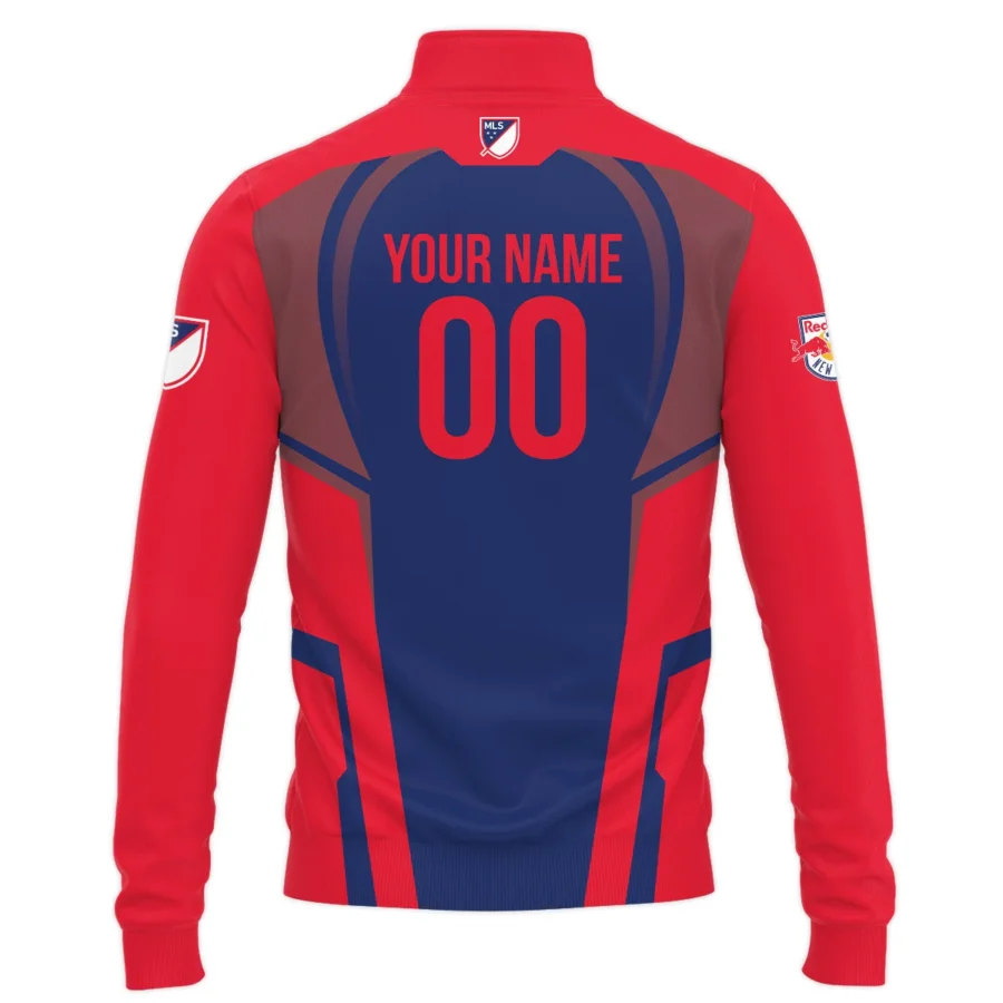 Special Release Personalized New York Red Bulls MLS Quarter Zip Jacket  All Over Prints QTMLS021024A2NYSWZ