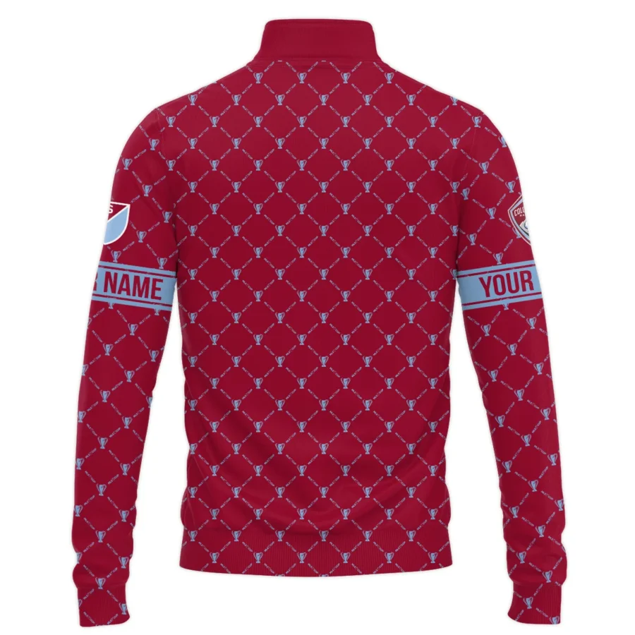 Special Release Personalized Colorado Rapids MLS Quarter Zip Jacket  All Over Prints QTMLS021024A3COLSWZ