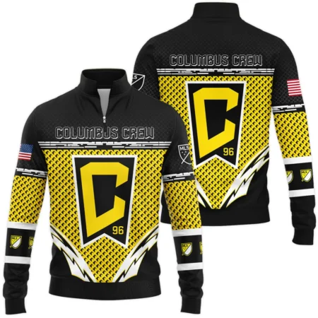 MLS Columbus Crew Exclusive All Over Prints BLMLS31024A1CLBSWZ - Quarter Zip Jacket