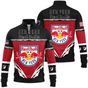 MLS New York Red Bulls Exclusive All Over Prints BLMLS31024A1NYBB - Bomber Jacket