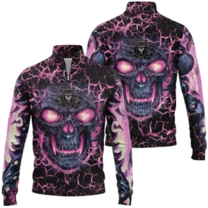 Flaming Skull MLS Inter Miami Exclusive All Over Prints BLMLS41024A3MIAHDR - Hoodie Dress