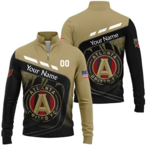 MLS Atlanta United Exclusive All Over Prints BLMLS51024A1ATLQHD - 1/4 Zipper Hoodie