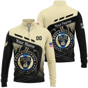 MLS Philadelphia Union Exclusive All Over Prints BLMLS51024A1PHIWJ - Windbreaker Outdoor Jacket