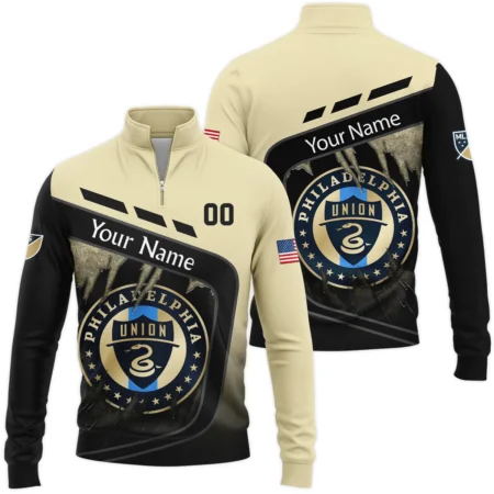 MLS Philadelphia Union Exclusive All Over Prints BLMLS51024A1PHISWZ - Quarter Zip Jacket